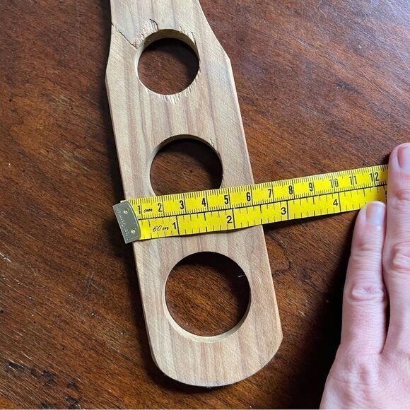 Artisan Hand Crafted “Dosa Spaghetti” Spaghetti Portion Measure Wood - Picture 7 of 7
